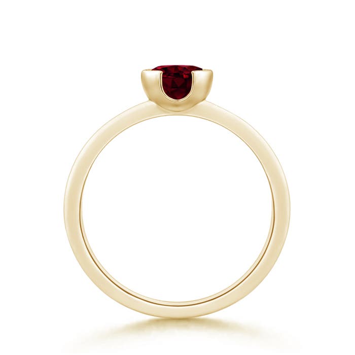 A - Garnet / 1 CT / 14 KT Yellow Gold