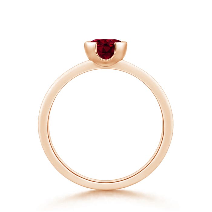 AA - Garnet / 1 CT / 14 KT Rose Gold