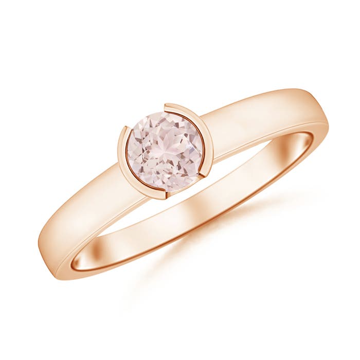 A - Morganite / 0.42 CT / 14 KT Rose Gold