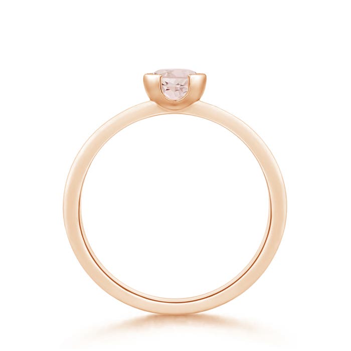 A - Morganite / 0.42 CT / 14 KT Rose Gold