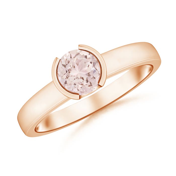 A - Morganite / 0.7 CT / 14 KT Rose Gold