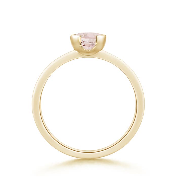 A - Morganite / 0.7 CT / 14 KT Yellow Gold