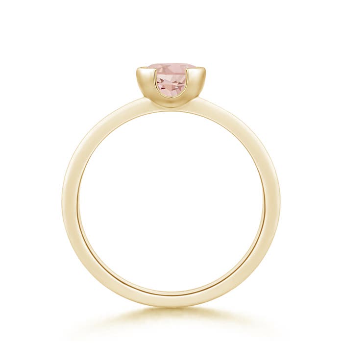 AAA - Morganite / 0.7 CT / 14 KT Yellow Gold