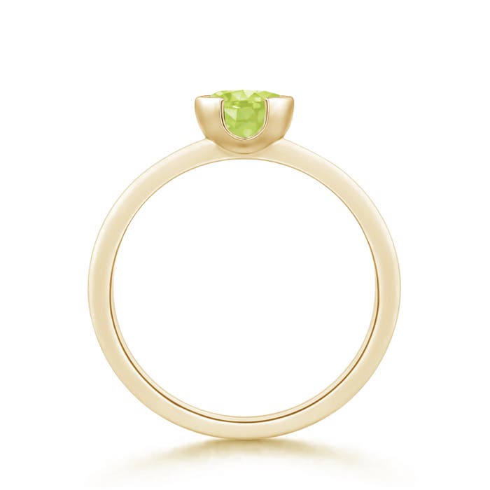 A - Peridot / 0.95 CT / 14 KT Yellow Gold