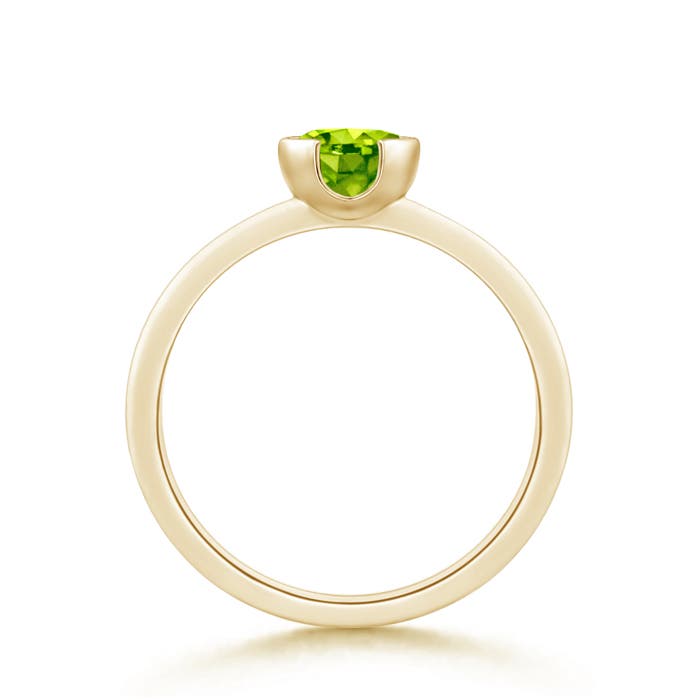 AAA - Peridot / 0.95 CT / 14 KT Yellow Gold