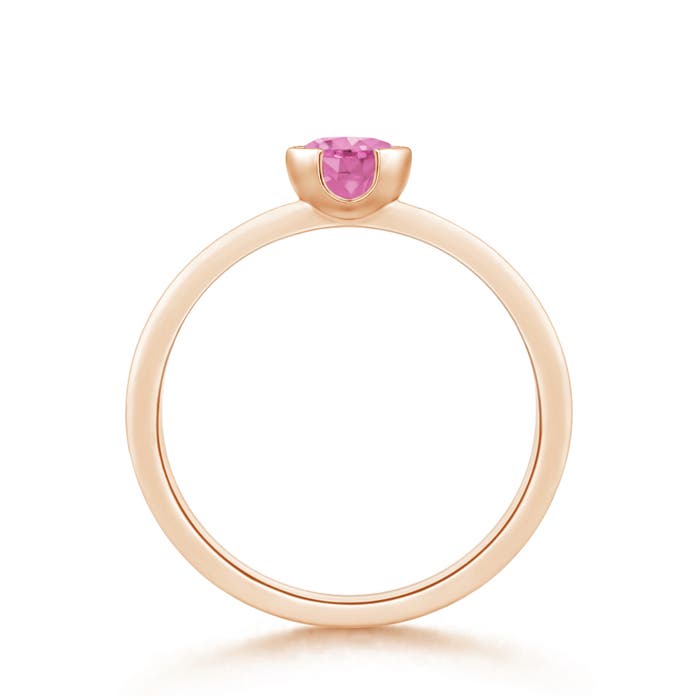 AA - Pink Sapphire / 0.6 CT / 14 KT Rose Gold