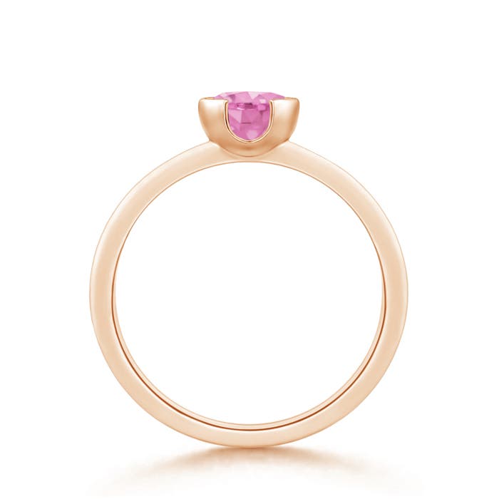 A - Pink Sapphire / 1 CT / 14 KT Rose Gold