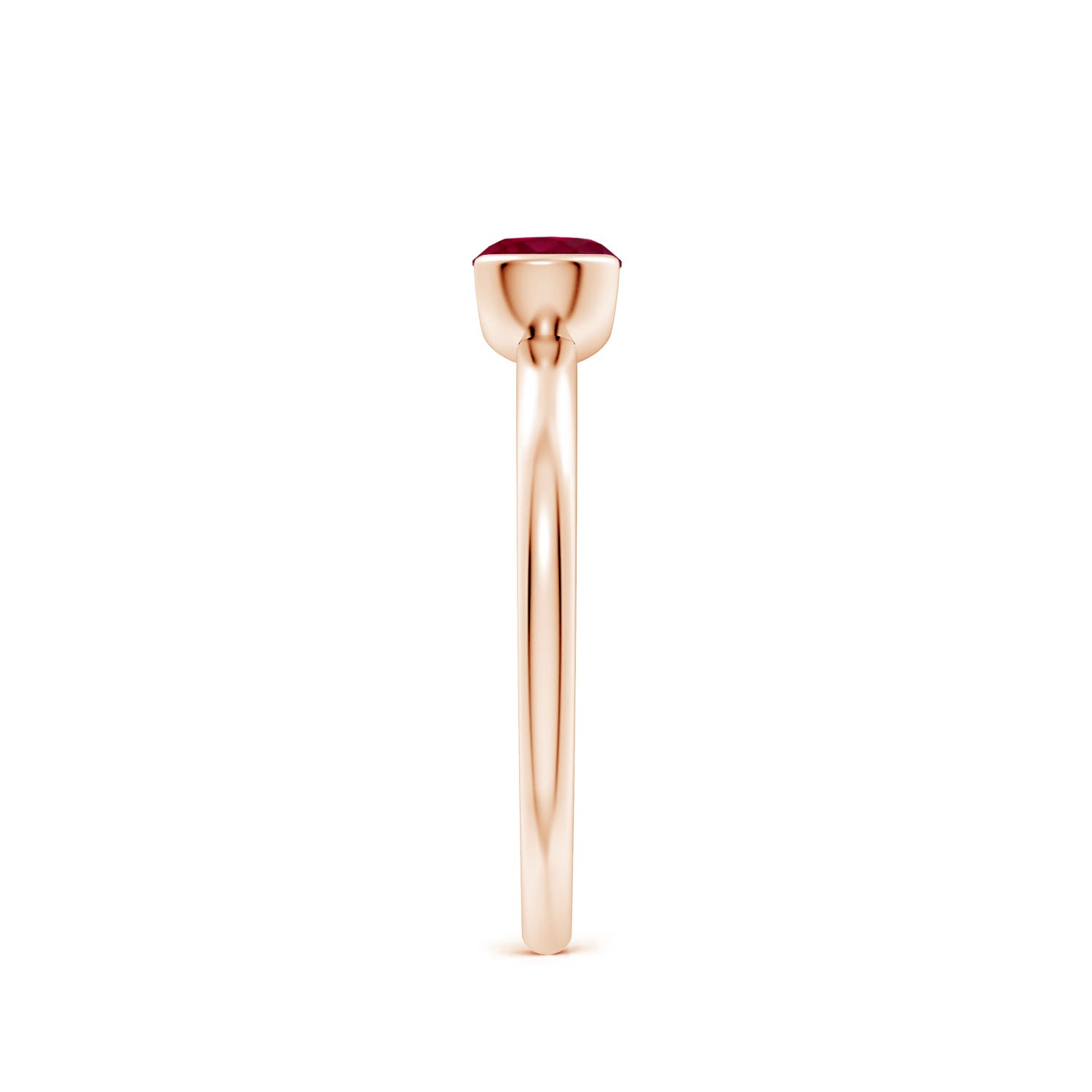 A - Ruby / 0.6 CT / 14 KT Rose Gold