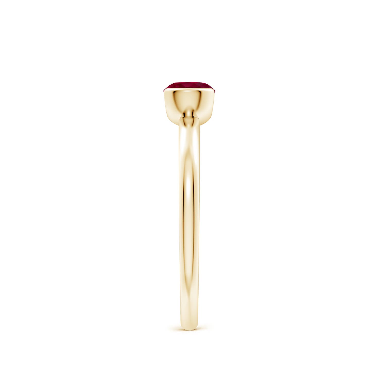 A - Ruby / 0.6 CT / 14 KT Yellow Gold