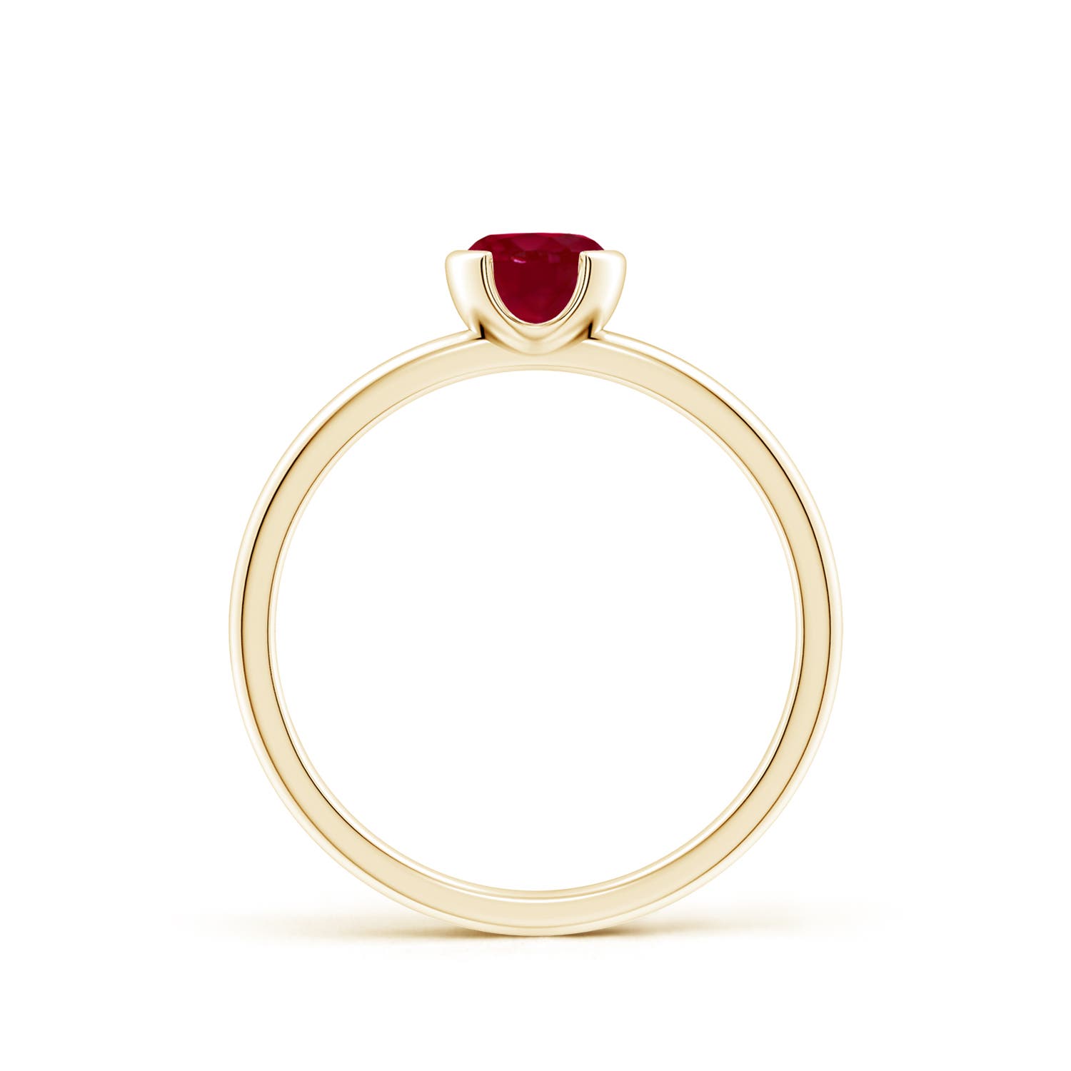 AA - Ruby / 0.6 CT / 14 KT Yellow Gold