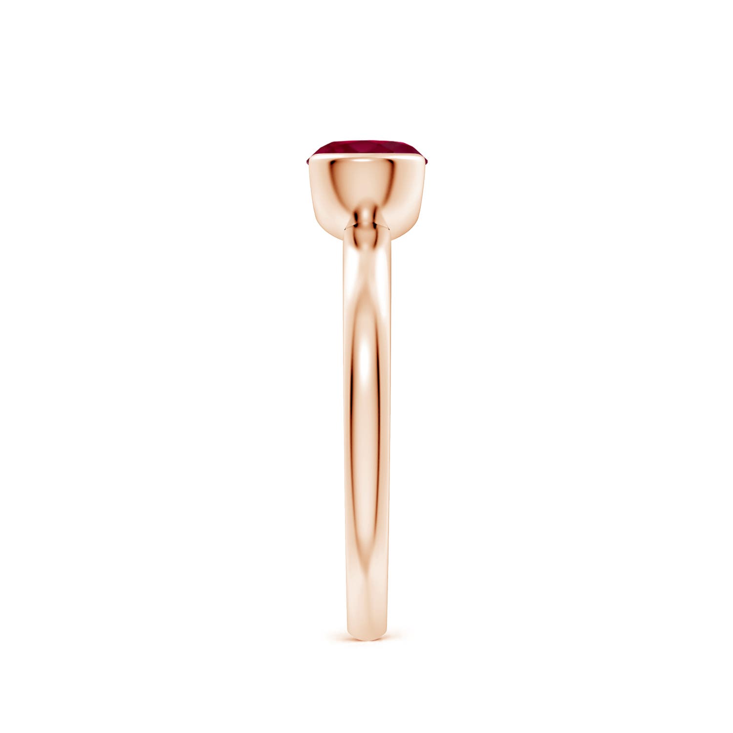 A - Ruby / 1 CT / 14 KT Rose Gold