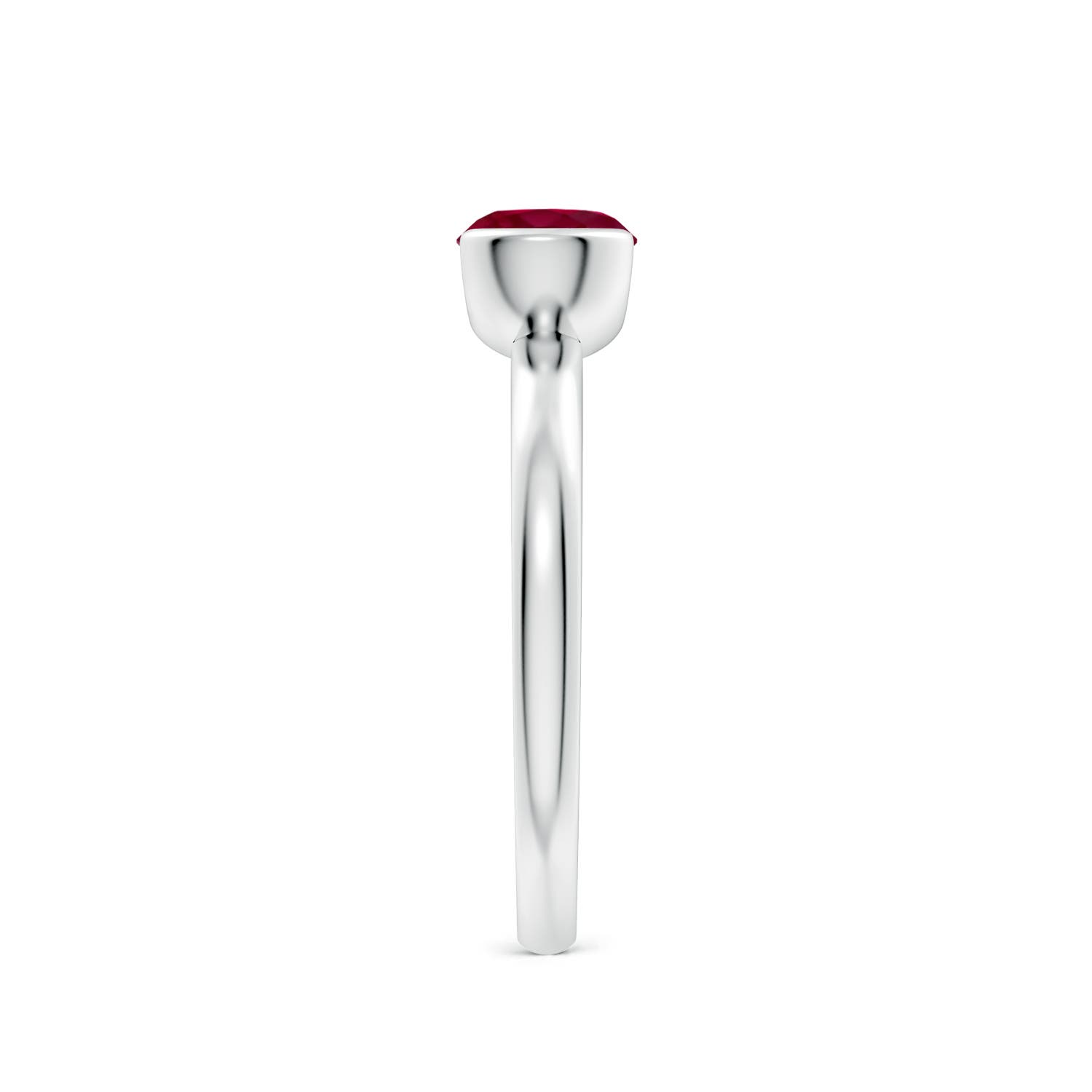 A - Ruby / 1 CT / 14 KT White Gold