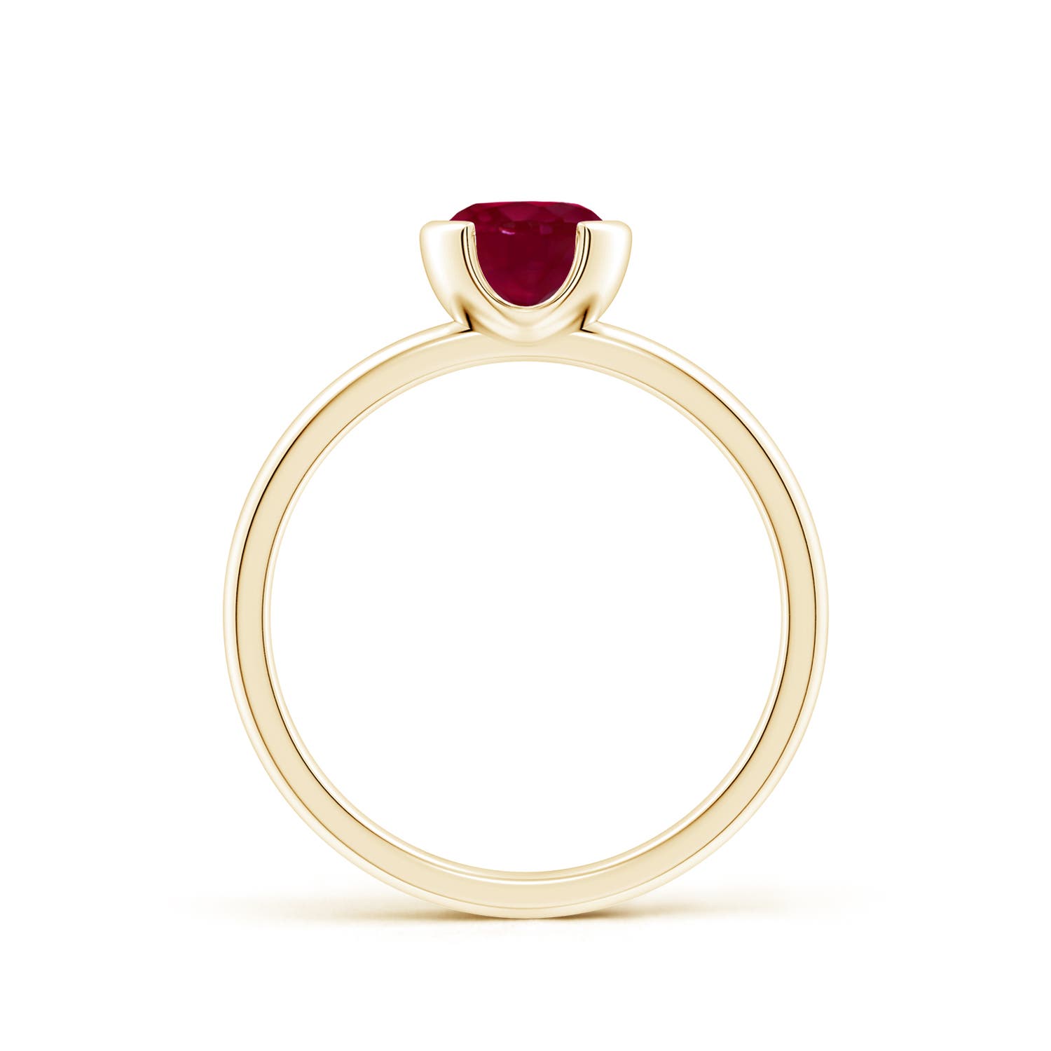 A - Ruby / 1 CT / 14 KT Yellow Gold