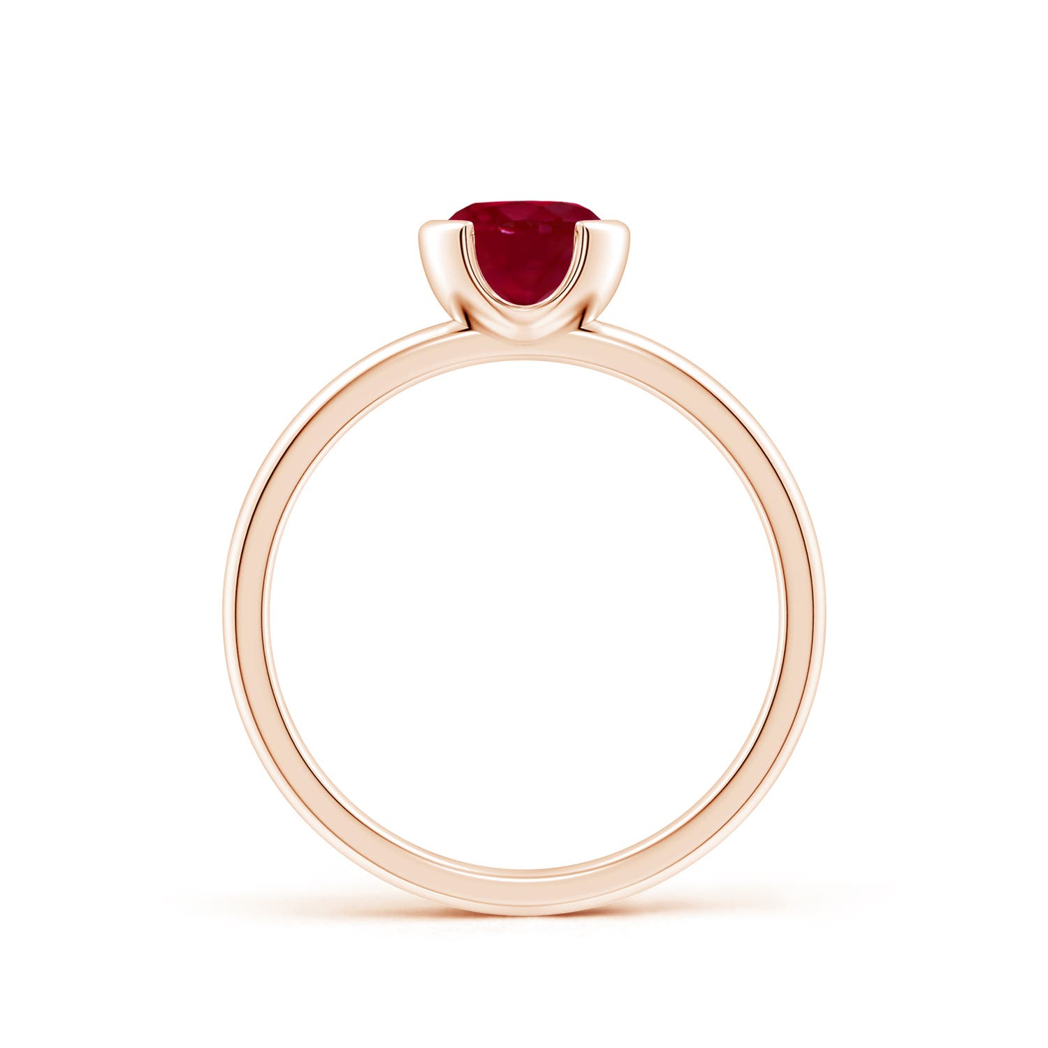 AA - Ruby / 1 CT / 14 KT Rose Gold