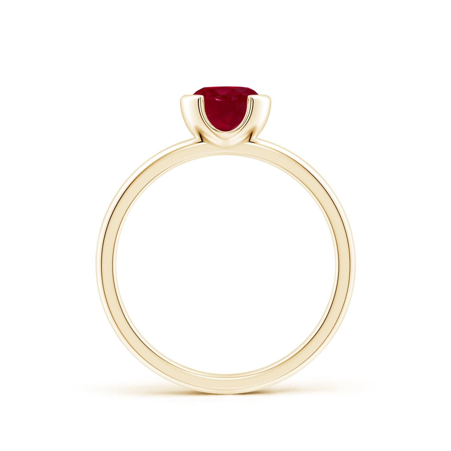 AA - Ruby / 1 CT / 14 KT Yellow Gold