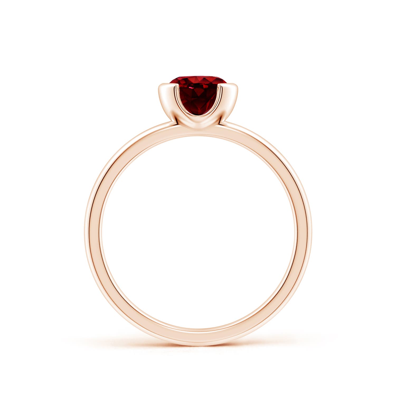 AAAA - Ruby / 1 CT / 14 KT Rose Gold