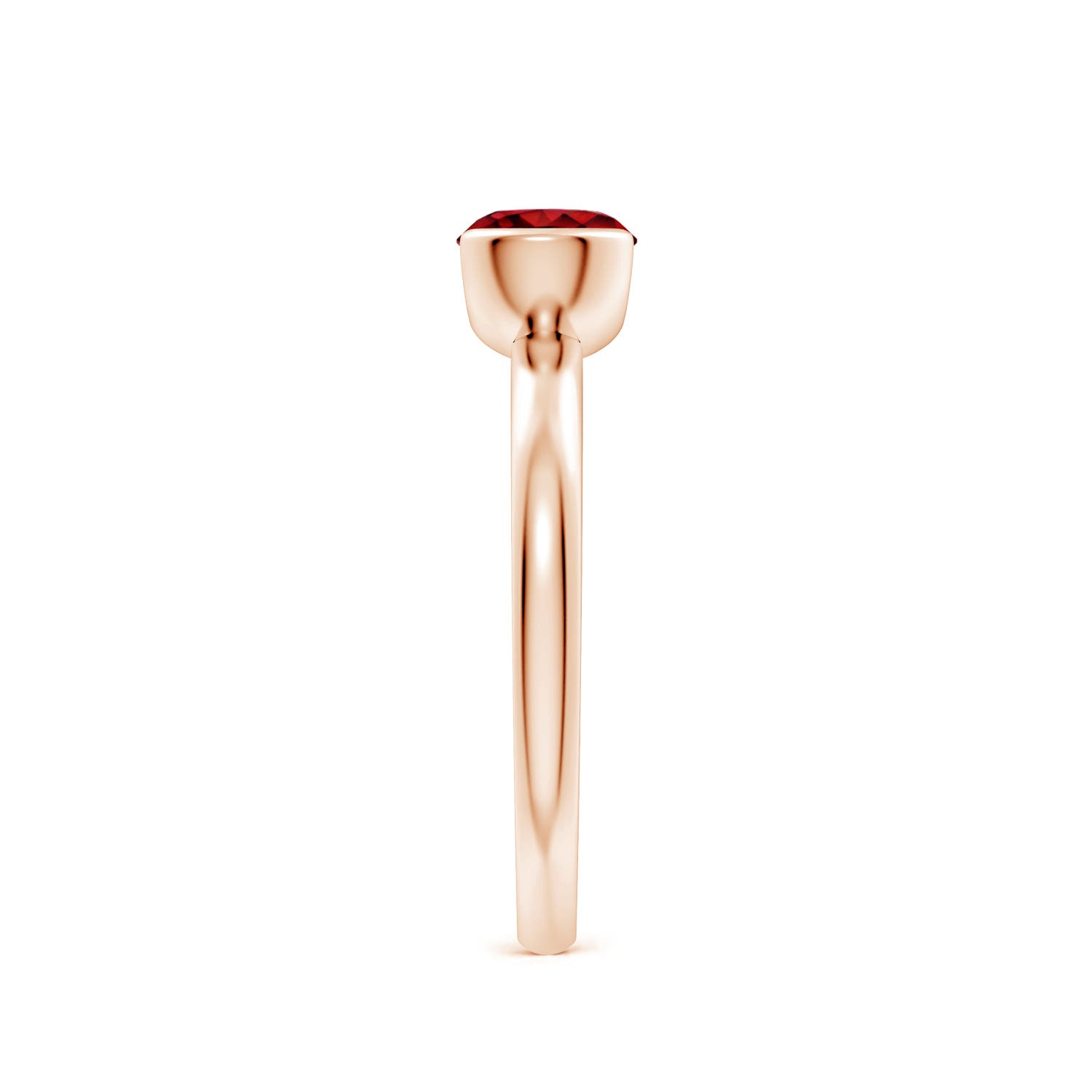 AAAA - Ruby / 1 CT / 14 KT Rose Gold