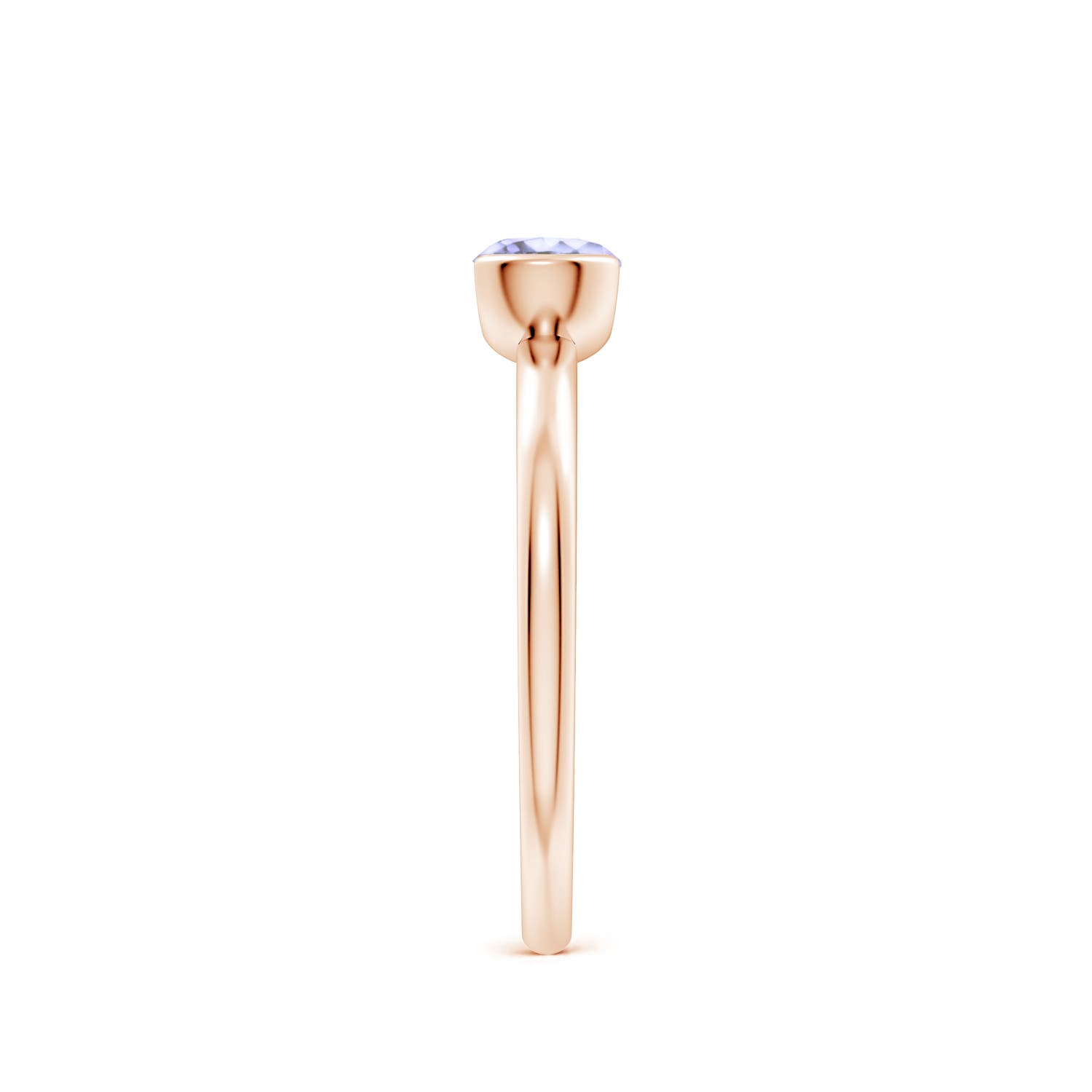 A - Tanzanite / 0.5 CT / 14 KT Rose Gold