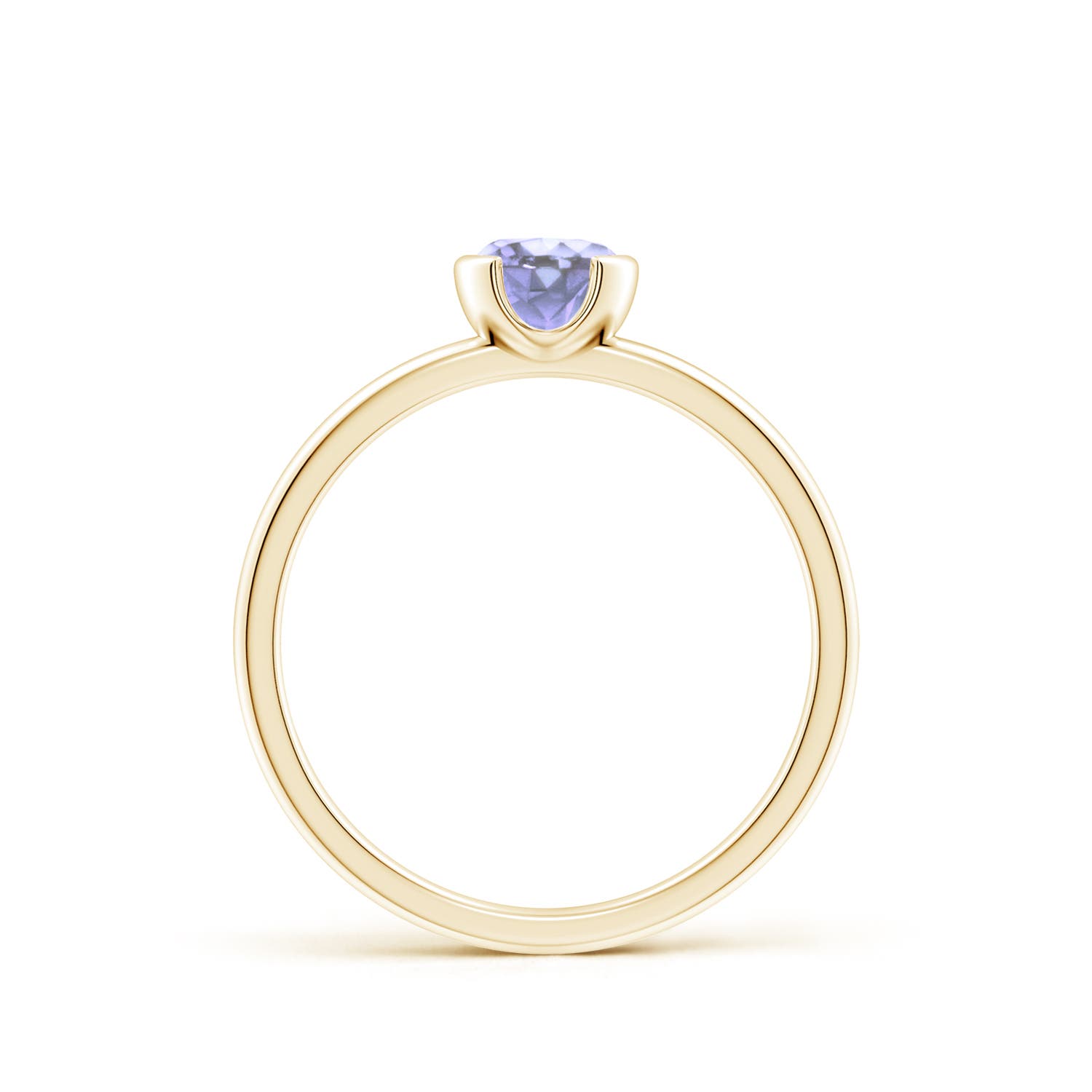 A - Tanzanite / 0.5 CT / 14 KT Yellow Gold