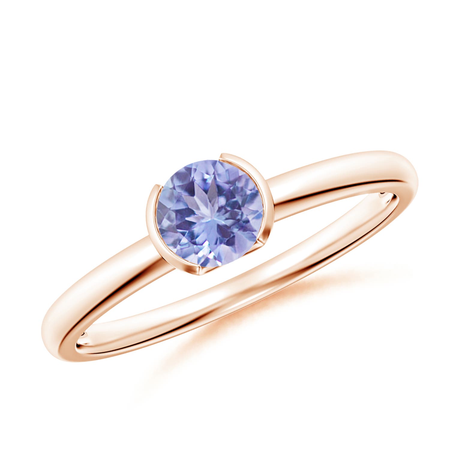 AA - Tanzanite / 0.5 CT / 14 KT Rose Gold