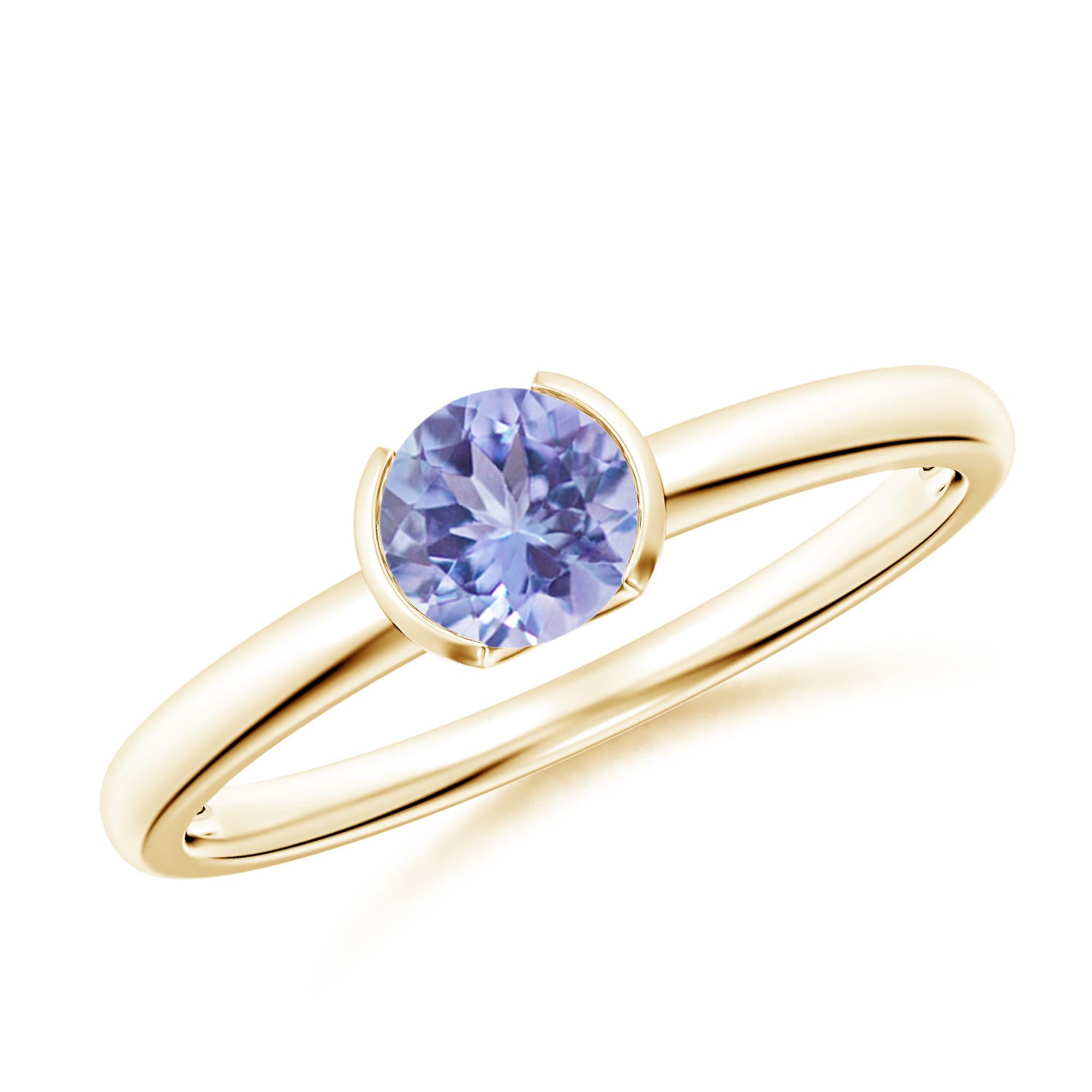 AA - Tanzanite / 0.5 CT / 14 KT Yellow Gold