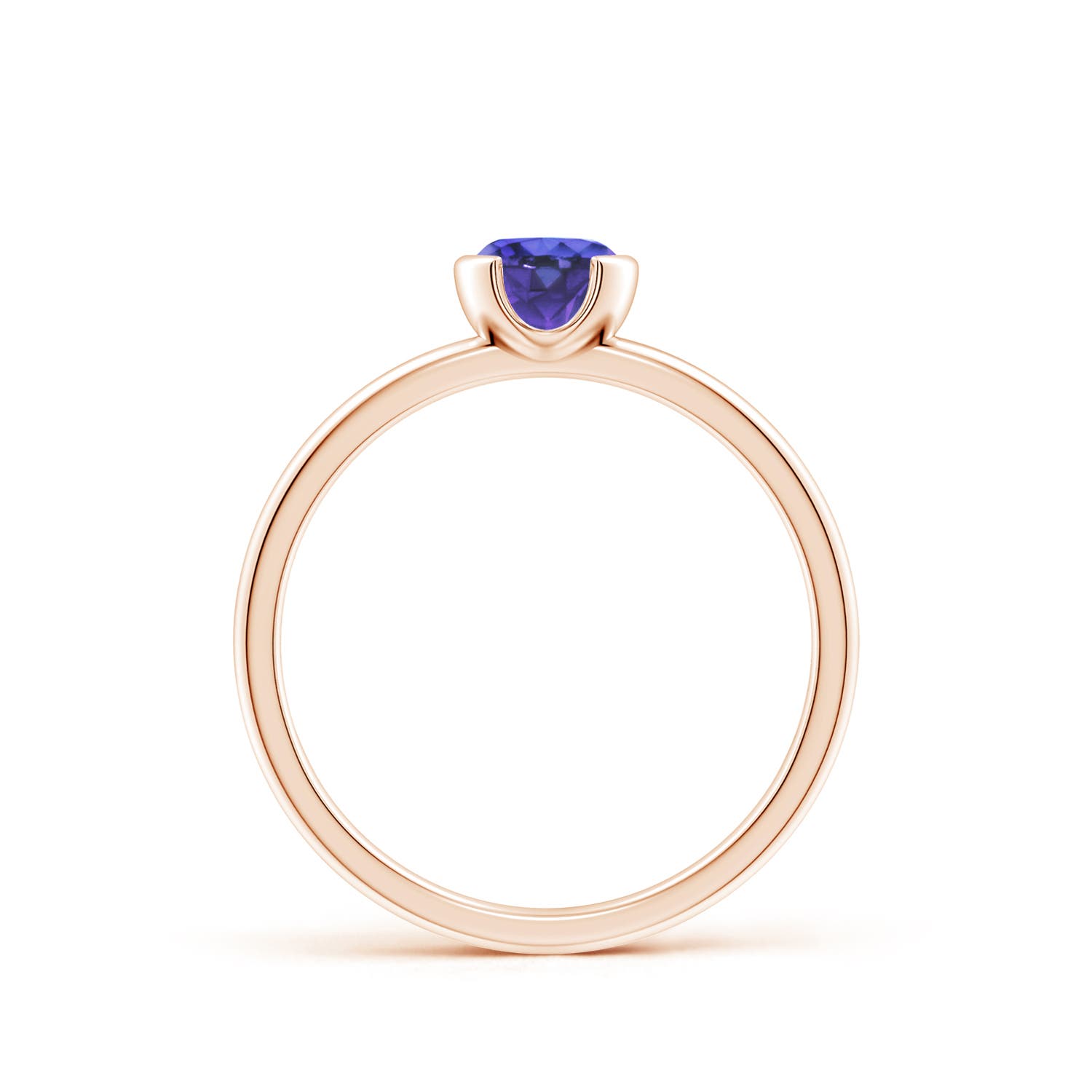 AAA - Tanzanite / 0.5 CT / 14 KT Rose Gold