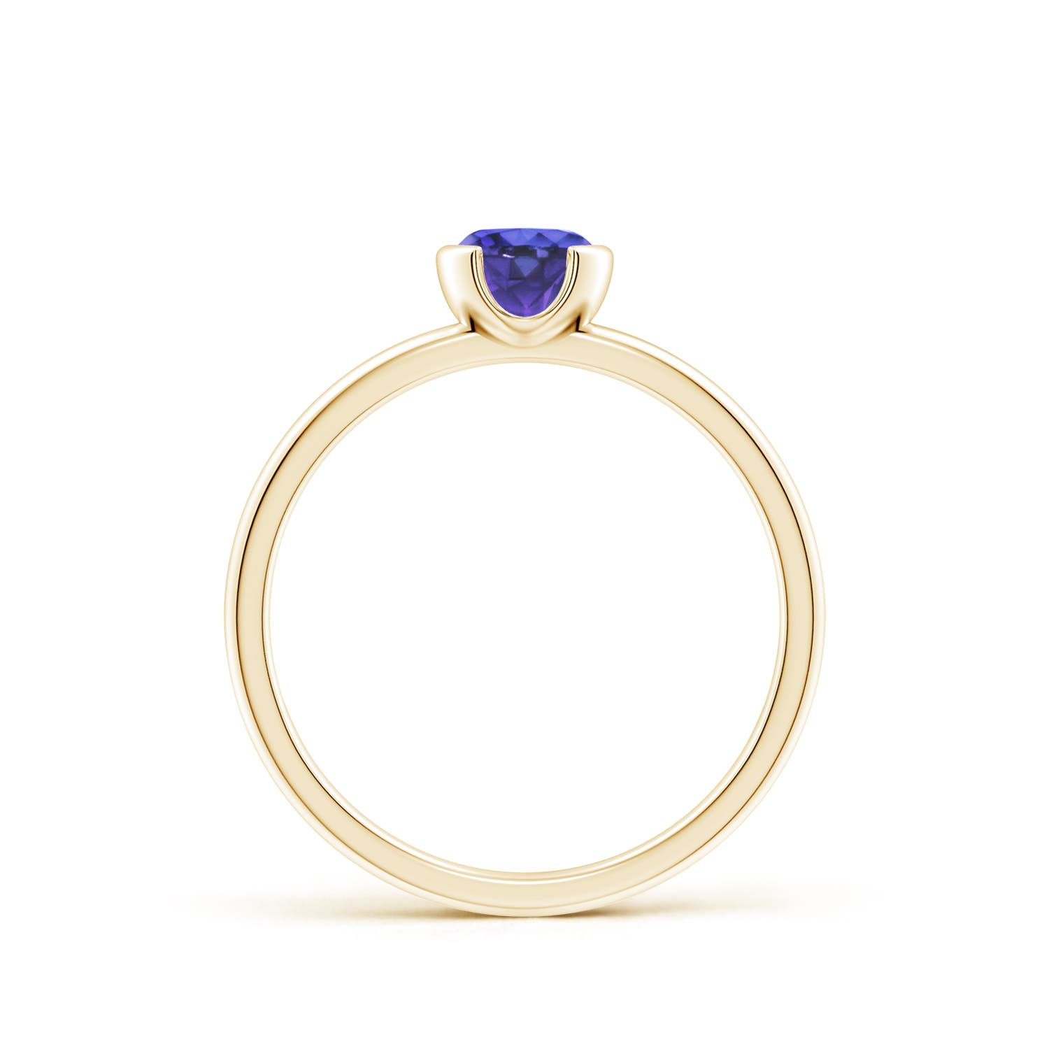 AAA - Tanzanite / 0.5 CT / 14 KT Yellow Gold