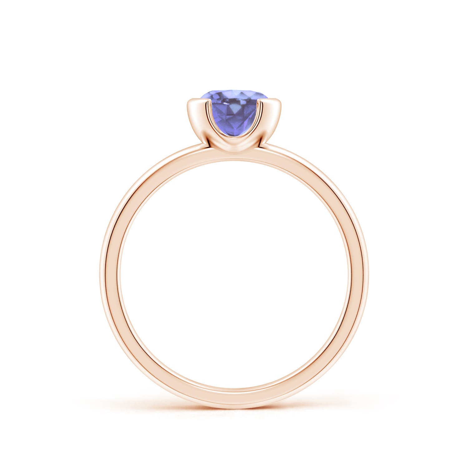 A - Tanzanite / 0.9 CT / 14 KT Rose Gold