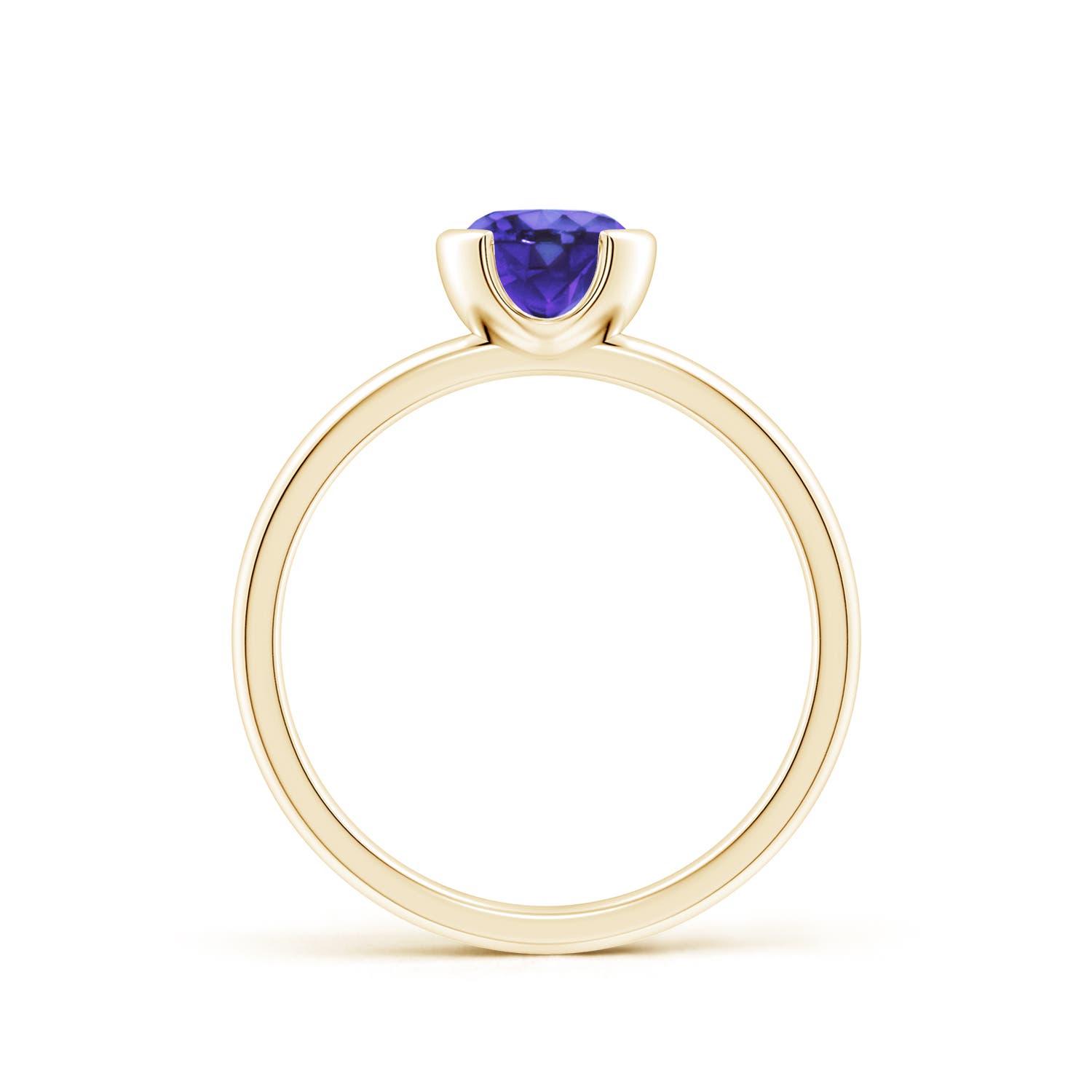 AA - Tanzanite / 0.9 CT / 14 KT Yellow Gold