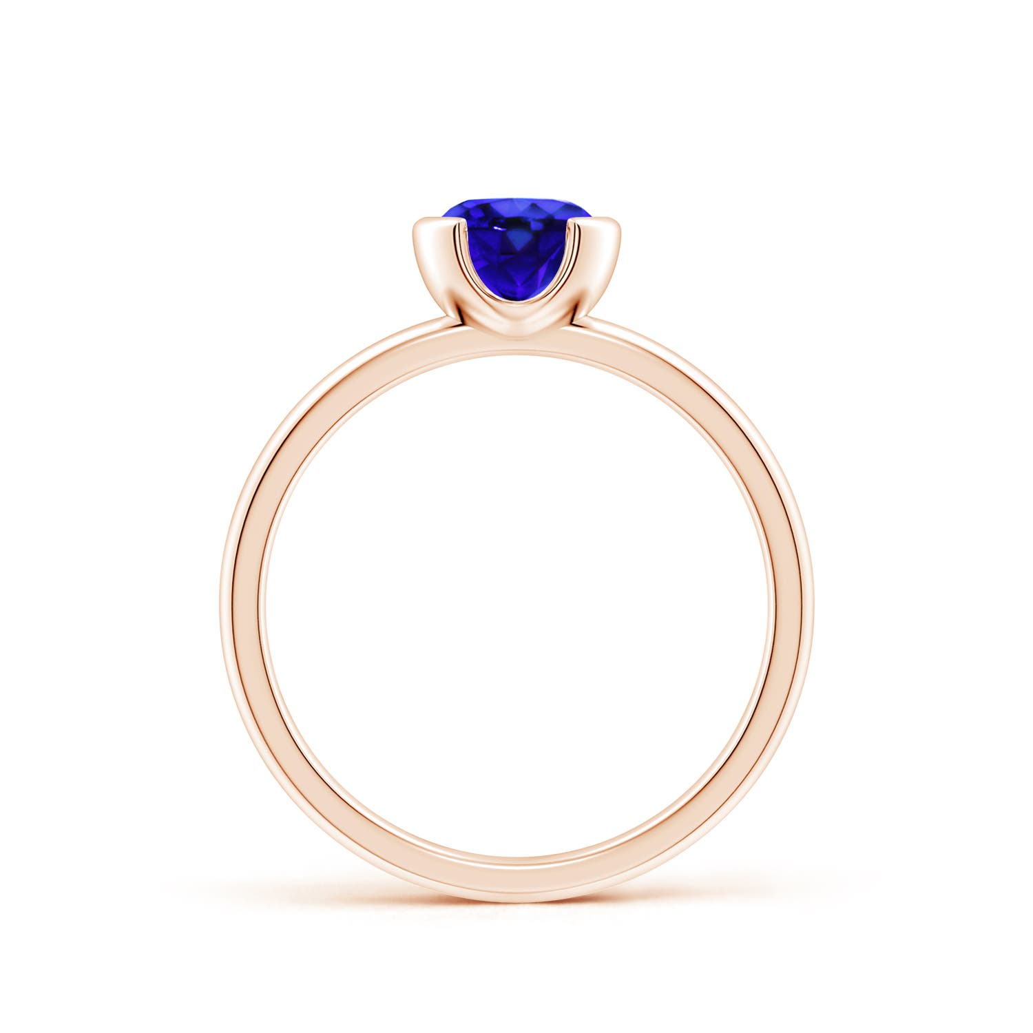 AAA - Tanzanite / 0.9 CT / 14 KT Rose Gold