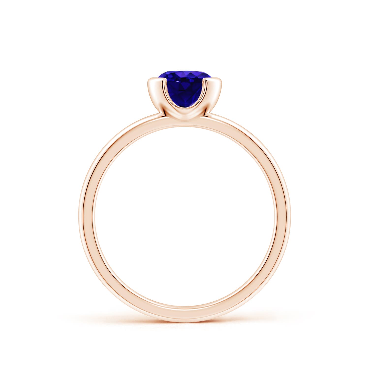 AAAA - Tanzanite / 0.9 CT / 14 KT Rose Gold