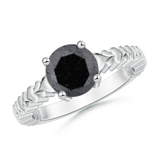 Round A Enhanced Black Diamond