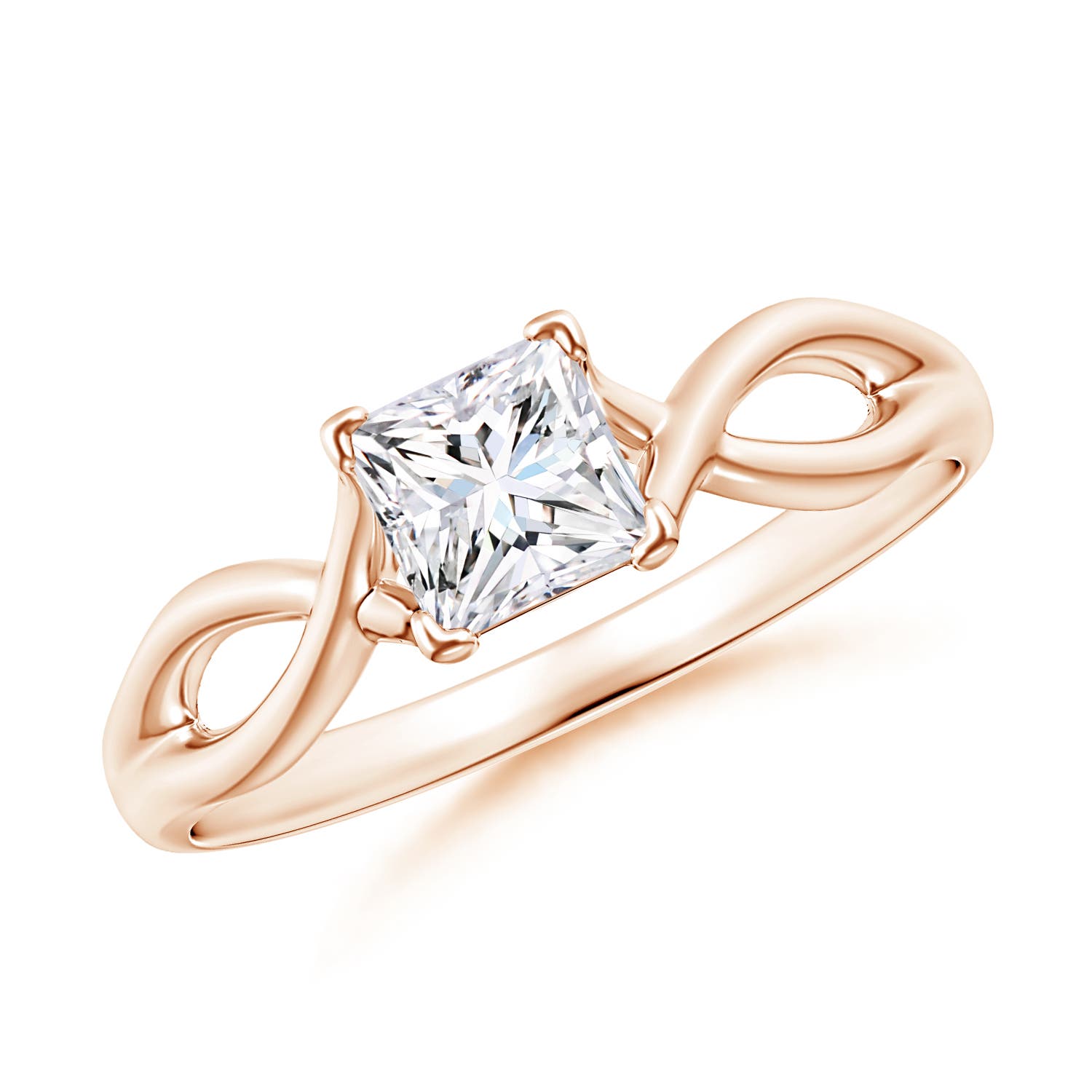 G, VS2 / 0.52 CT / 14 KT Rose Gold