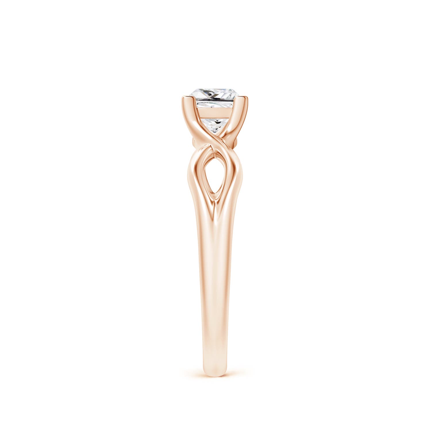 H, SI2 / 0.52 CT / 14 KT Rose Gold