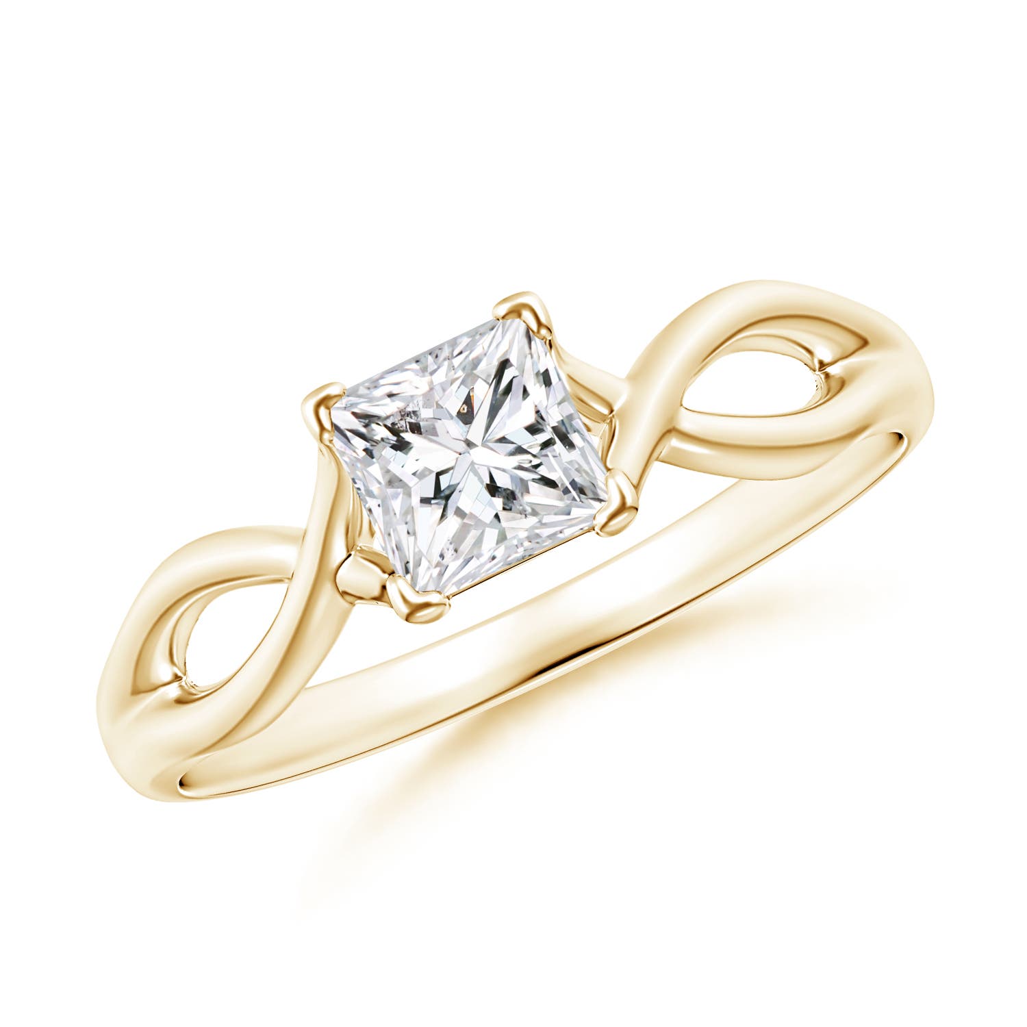 H, SI2 / 0.52 CT / 14 KT Yellow Gold