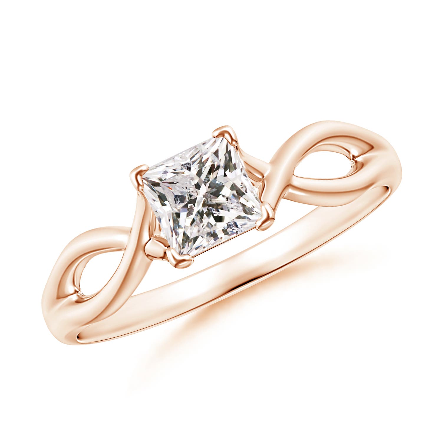 K, I3 / 0.52 CT / 14 KT Rose Gold