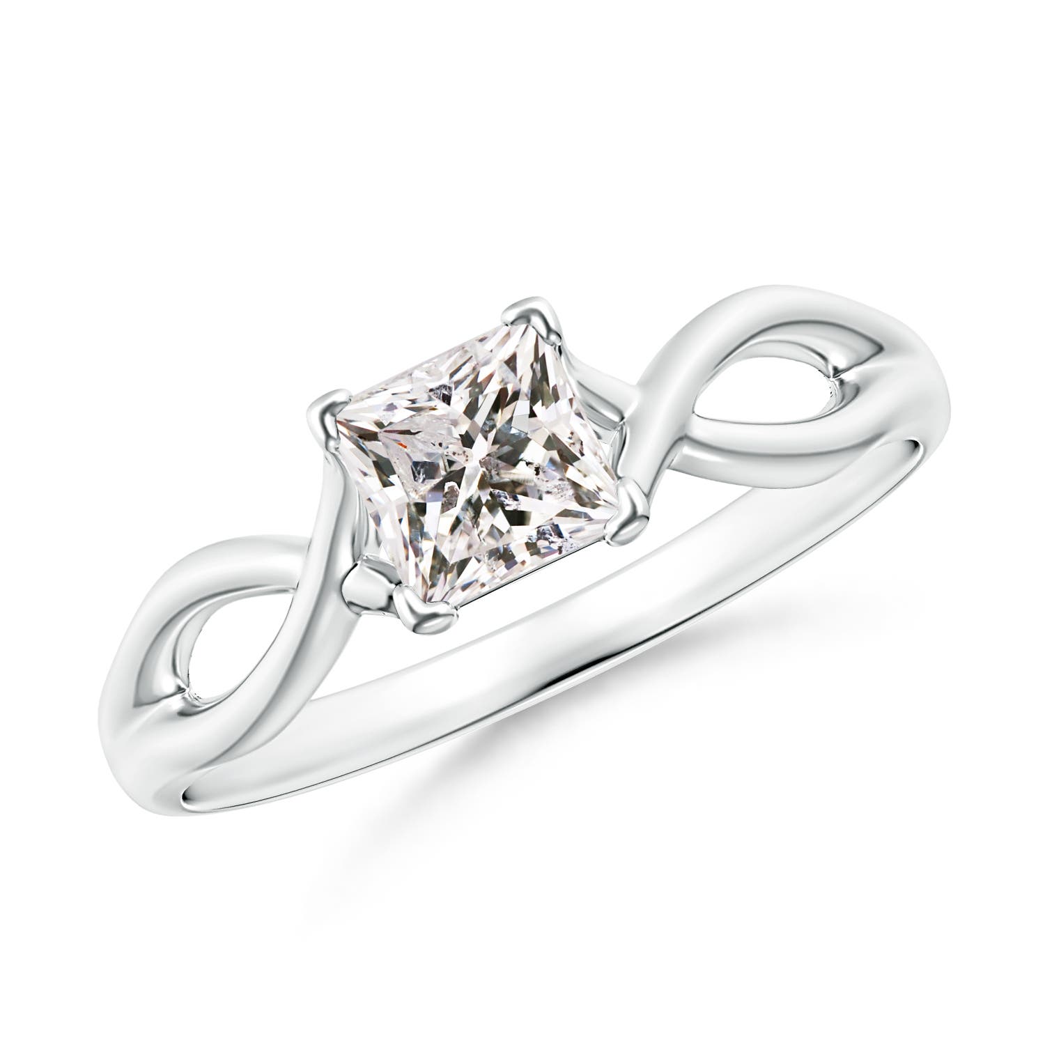 K, I3 / 0.52 CT / 14 KT White Gold