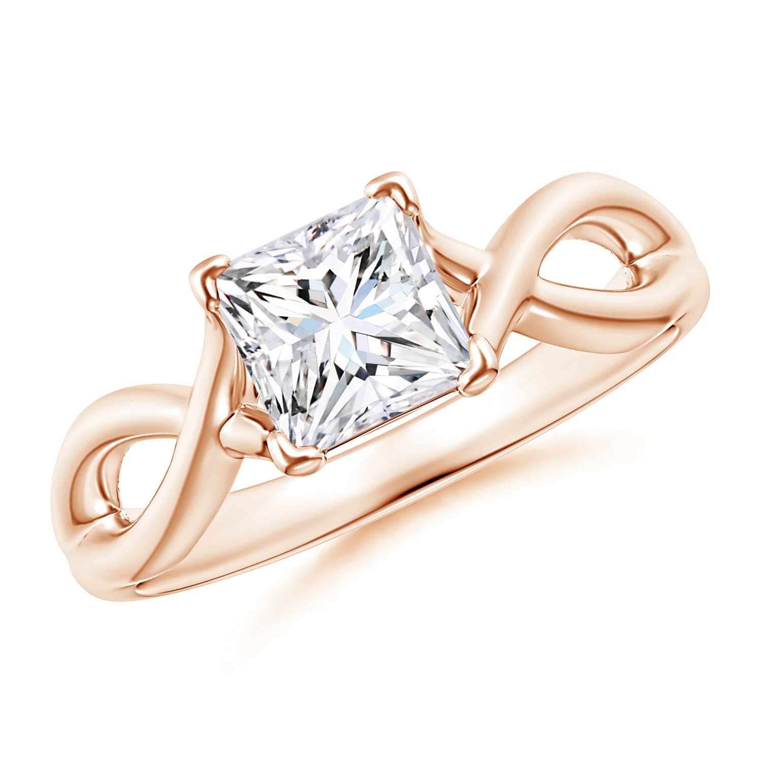 G, VS2 / 1.05 CT / 14 KT Rose Gold