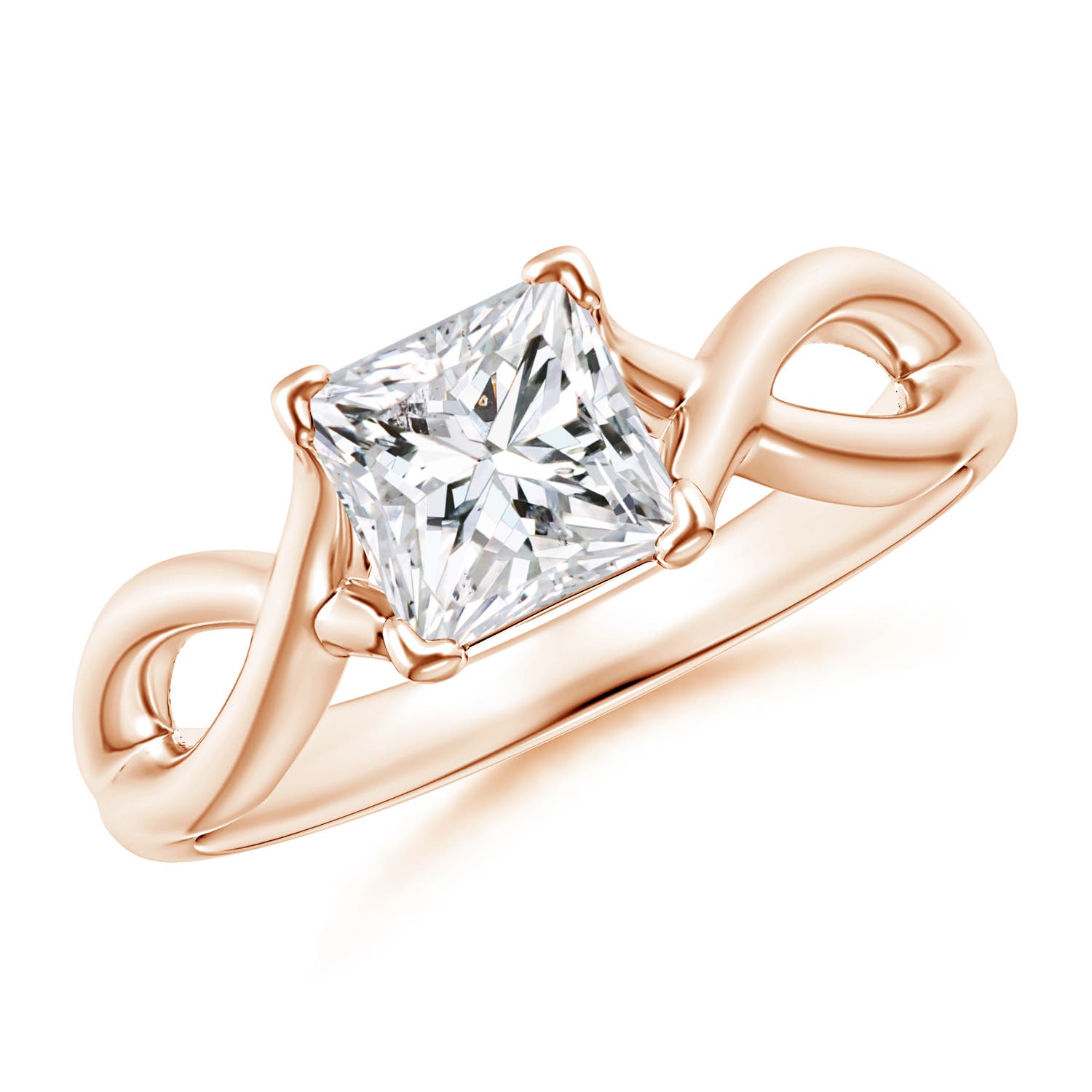 H, SI2 / 1.05 CT / 14 KT Rose Gold