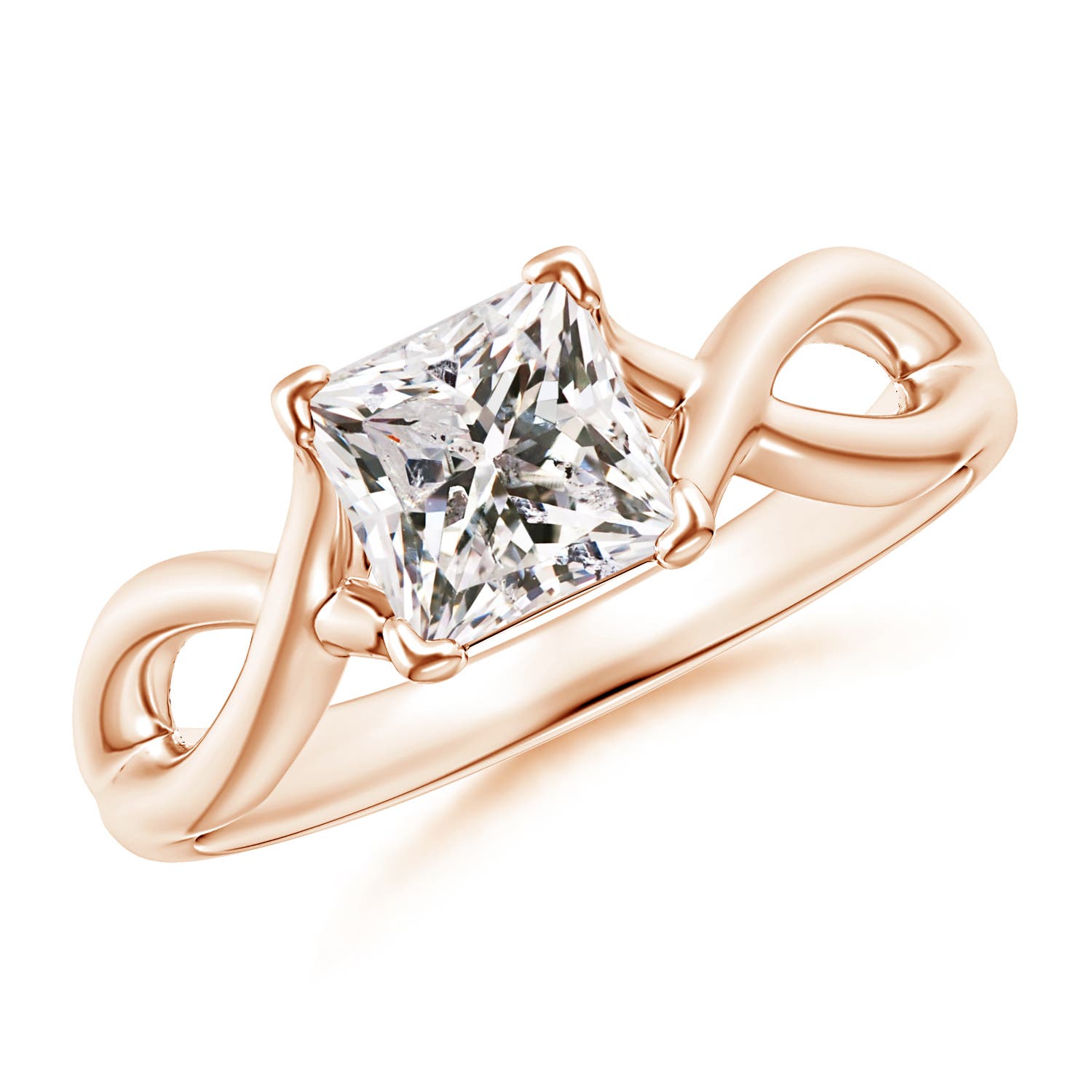 K, I3 / 1.05 CT / 14 KT Rose Gold