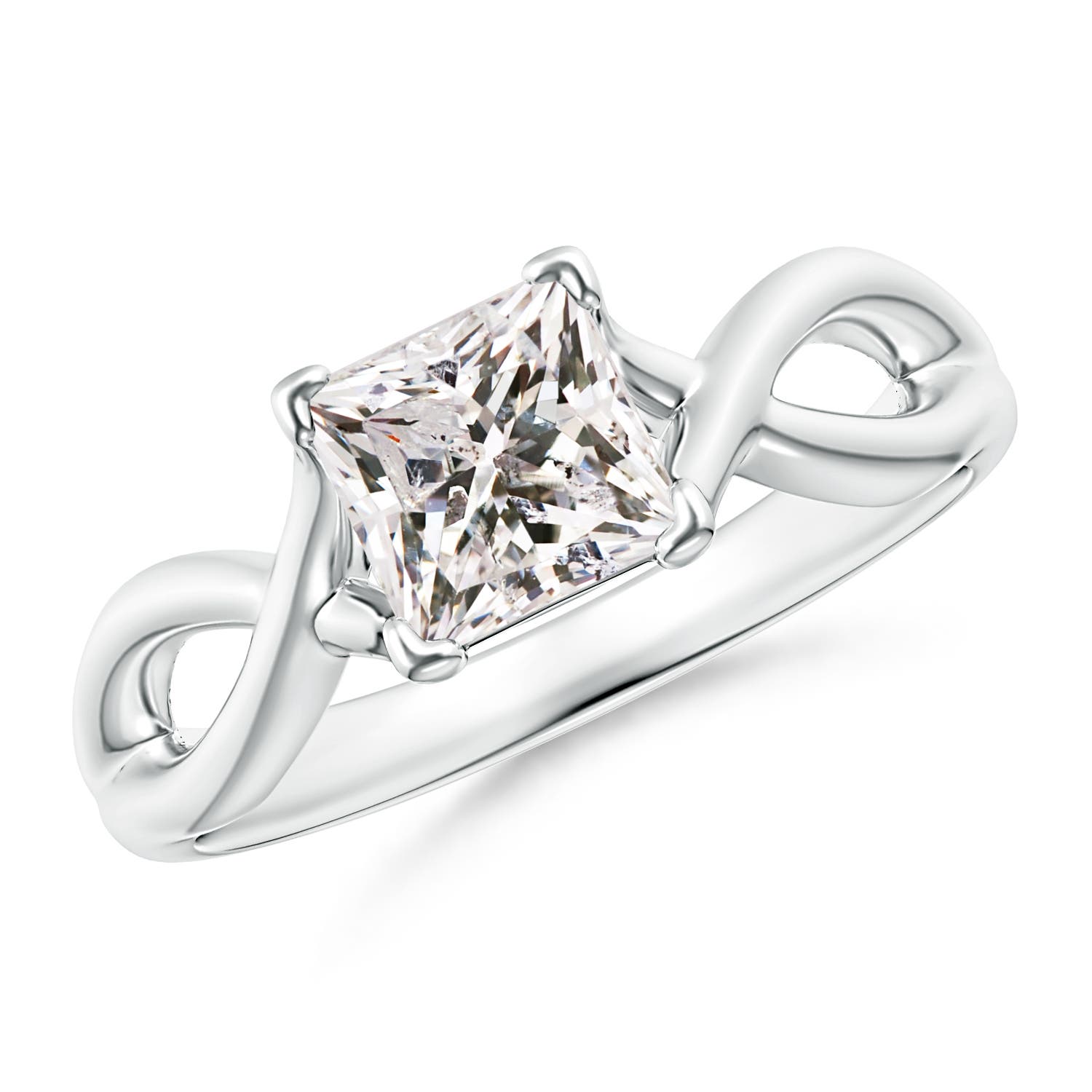 K, I3 / 1.05 CT / 14 KT White Gold