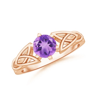 Round A Amethyst