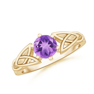 Round A Amethyst