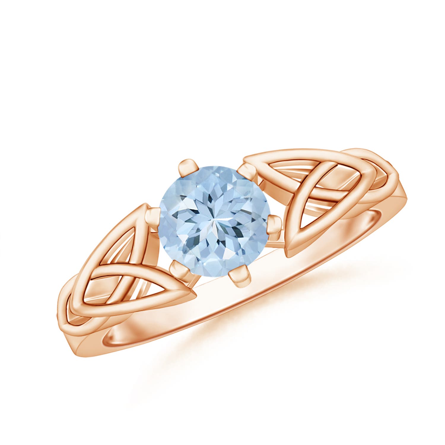 AA - Aquamarine / 0.72 CT / 14 KT Rose Gold