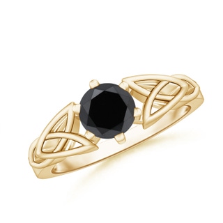 Round AA Enhanced Black Diamond