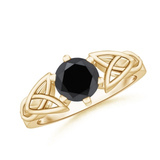 Round AA Enhanced Black Diamond