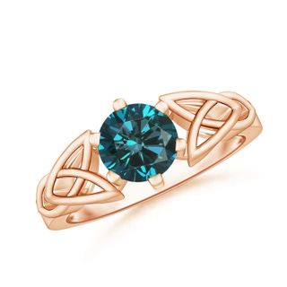 Round AA Enhanced Blue Diamond