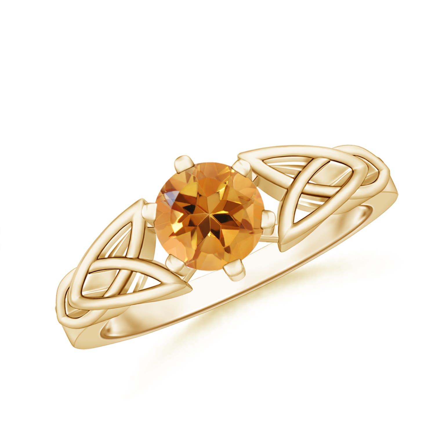 AA - Citrine / 0.7 CT / 14 KT Yellow Gold