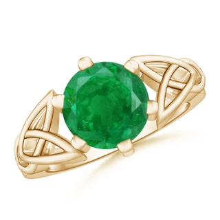 Round AA Emerald