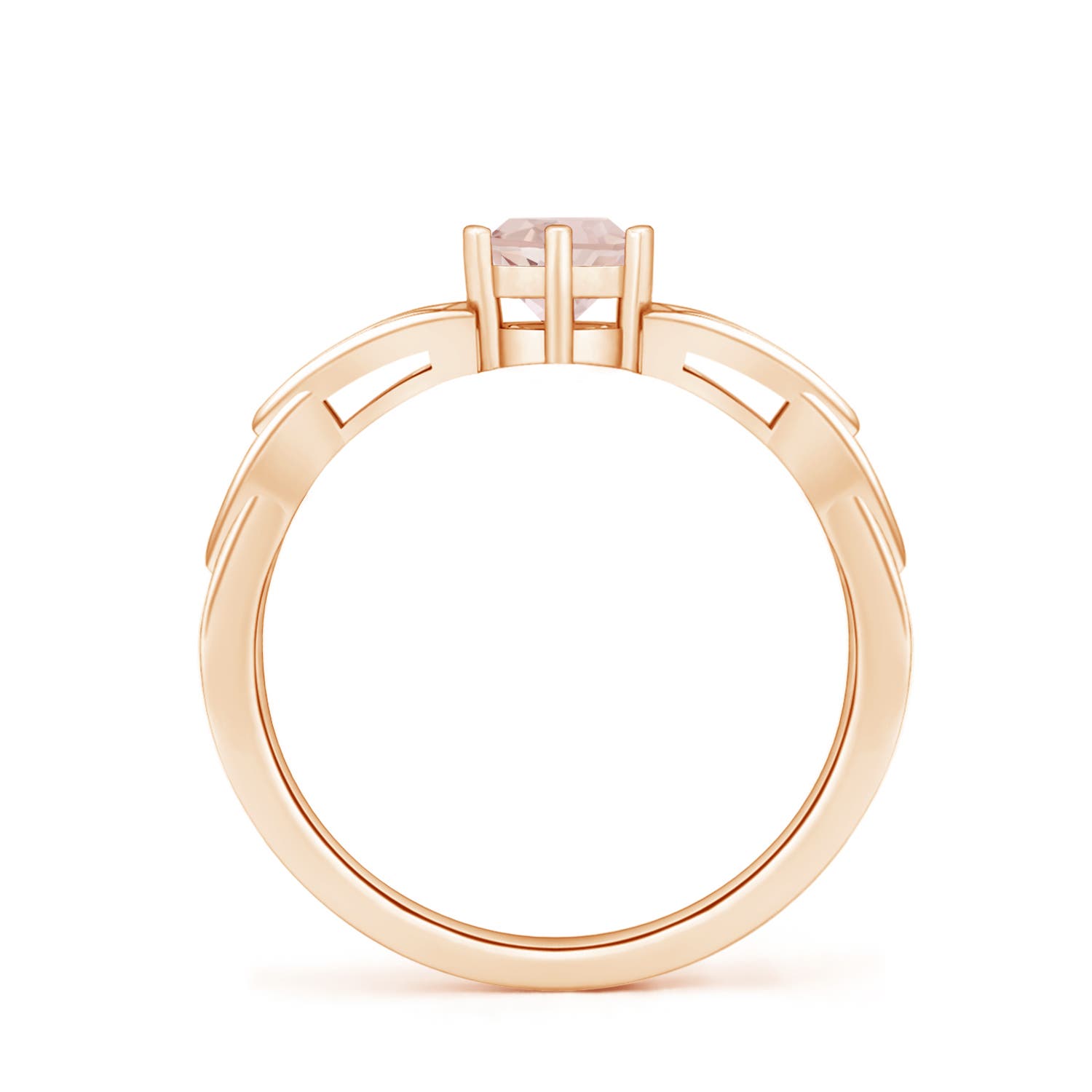 AA - Morganite / 0.42 CT / 14 KT Rose Gold